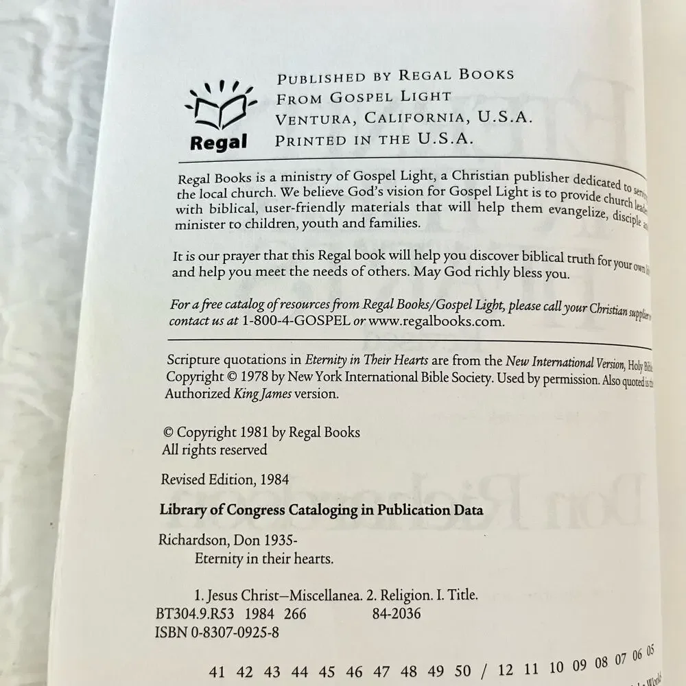 Regal Books good please
